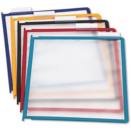 Durable Office Products Refill Panels, Letter-Size, Set of 5, 10 Shts, Assorted PK DBL554800